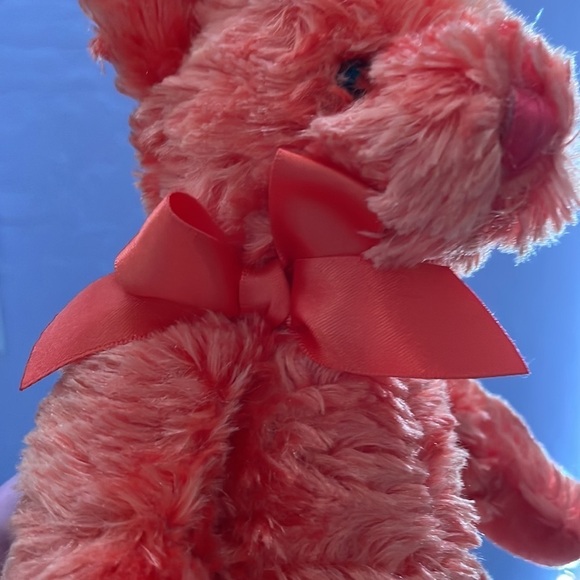 Russ Berrie orange teddy bear - Picture 3 of 5